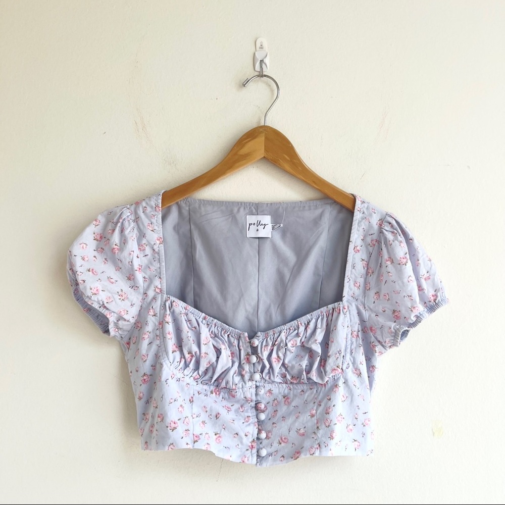 Princess Polly Square Neck Crop Top